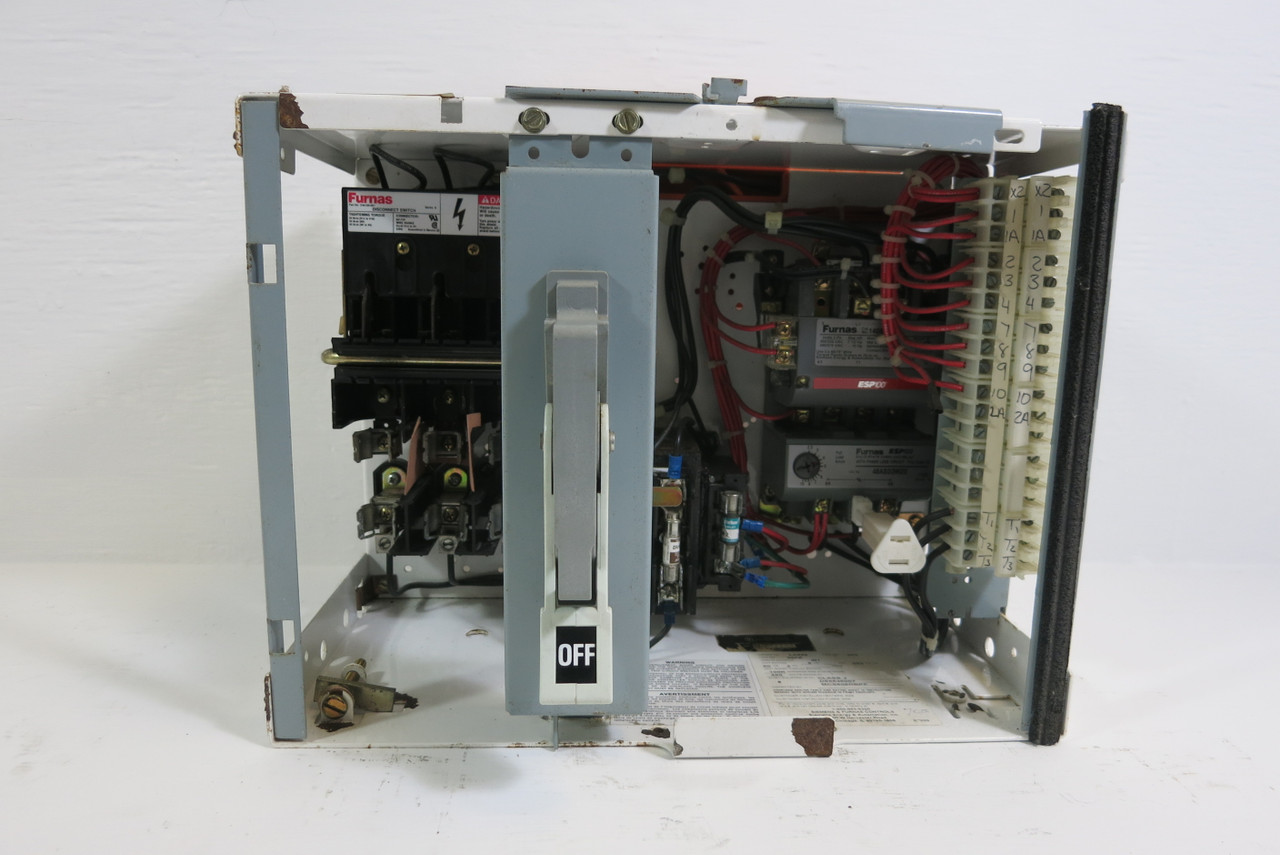 Furnas System 89 Siemens Tiastar 30 Amp Fused Size 1 Starter 12" MCC Bucket 30A (BJ0273-16)