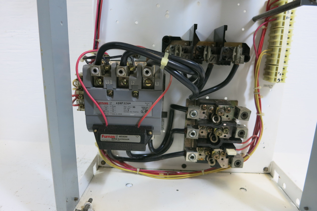 Siemens Tiastar Size 3 Starter 100 Amp Fused 24" MCC Bucket System 89 Furnas (BJ0289-2)