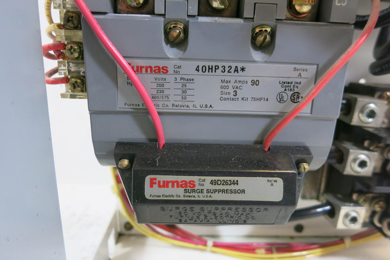 Siemens Tiastar Size 3 Starter 100 Amp Fused 24" MCC Bucket System 89 Furnas (BJ0289-2)