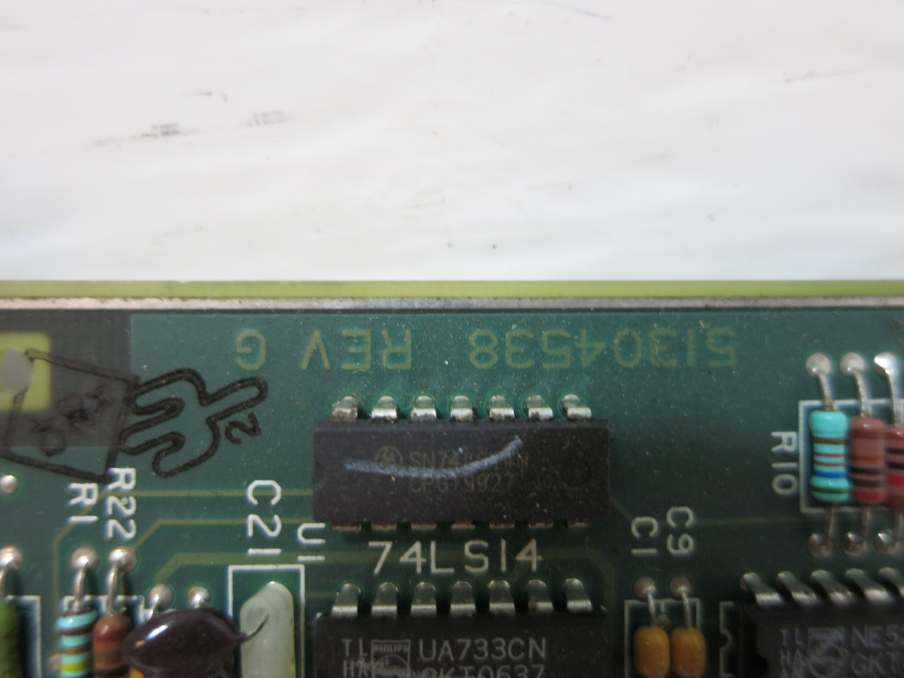Honeywell LCNE2 51304540-200 PLC 51304538 Rev G Paddle Board Fiber Optic (DW5132-2)