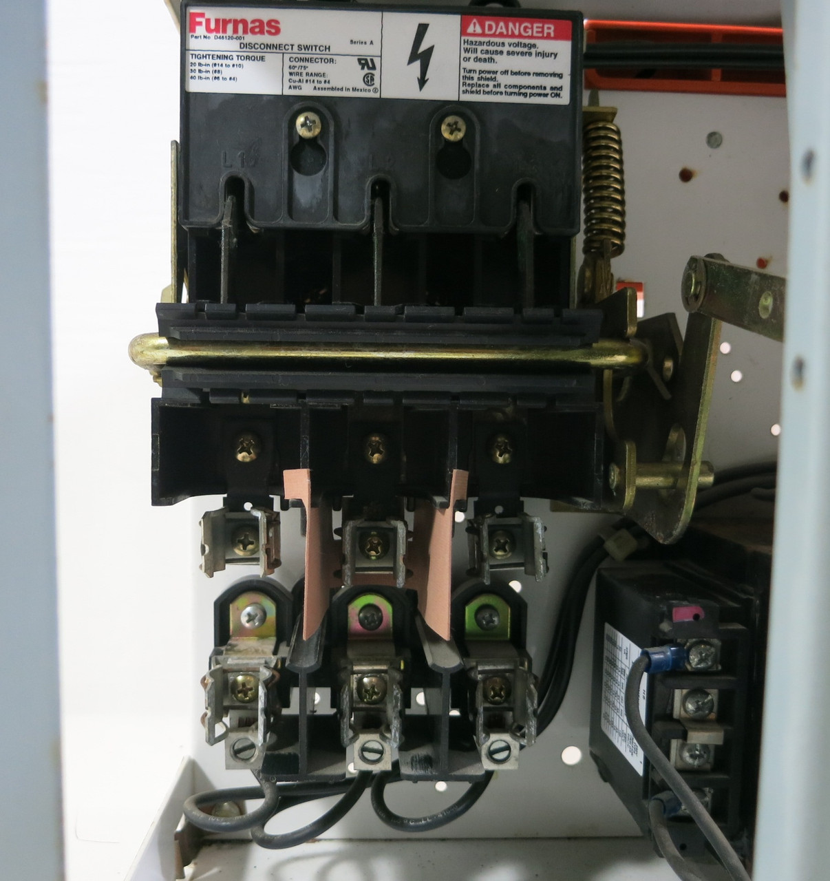 Furnas System 89 Siemens Tiastar 30A Fused Size 1 Starter 12" MCC Bucket 30 Amp (BJ0296-2)