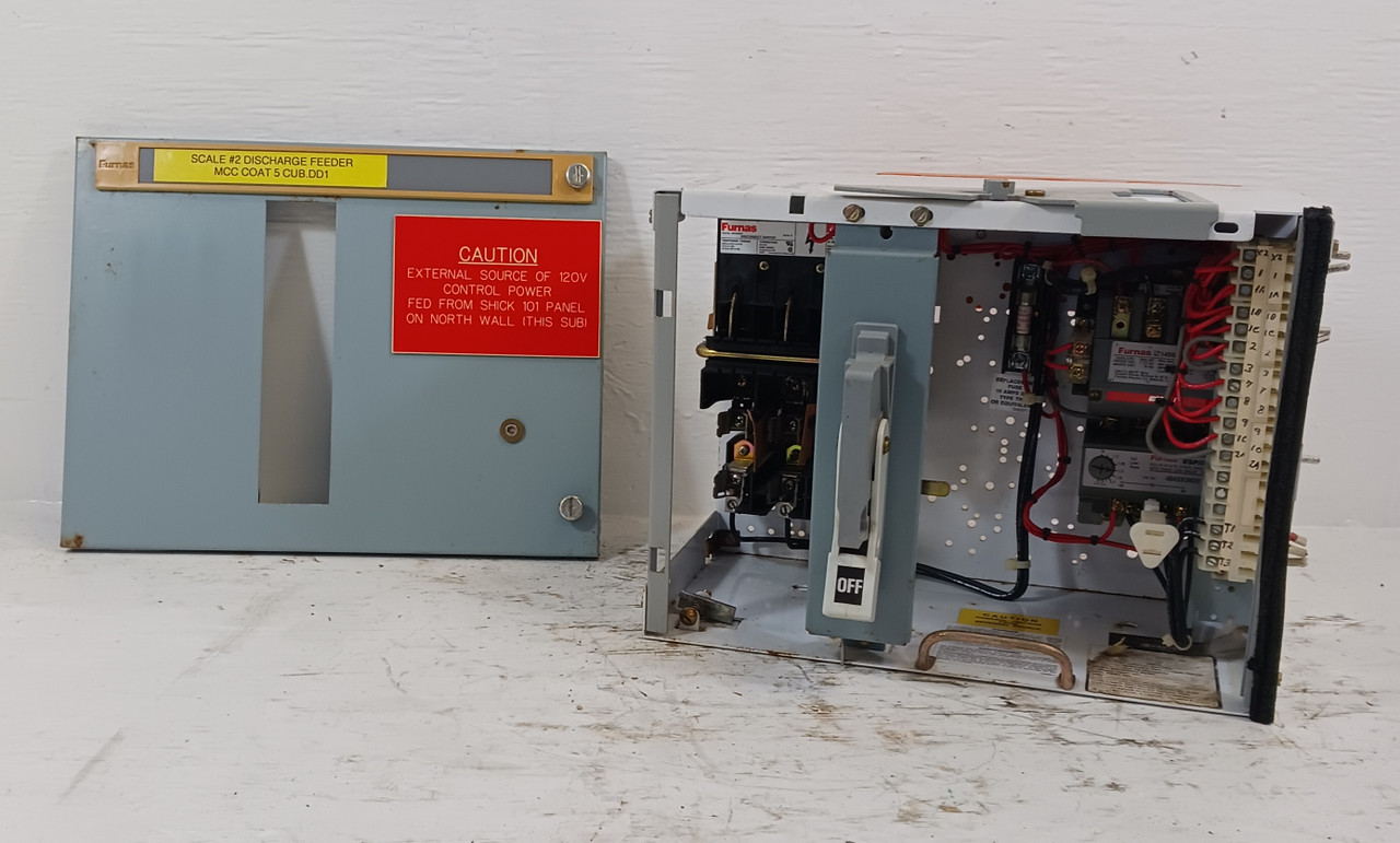 Furnas System 89 Siemens Tiastar Size 1 30A Fused Starter 12" MCC Bucket 30 Amp (BJ0297-10)