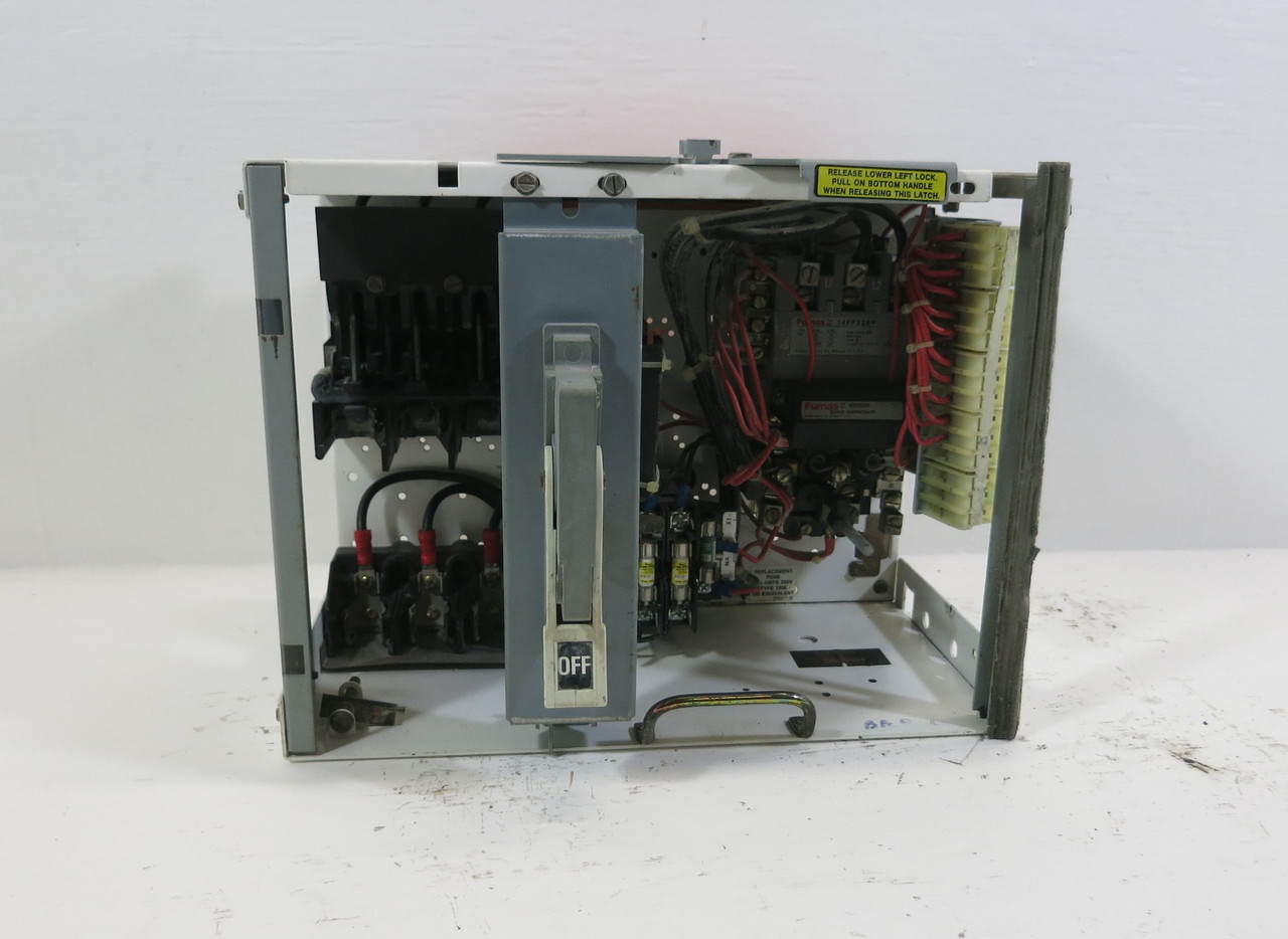 Siemens Tiastar Furnas System 89 60A Fused Size 2 Starter 12" MCC Bucket 60 Amp (BJ0305-3)