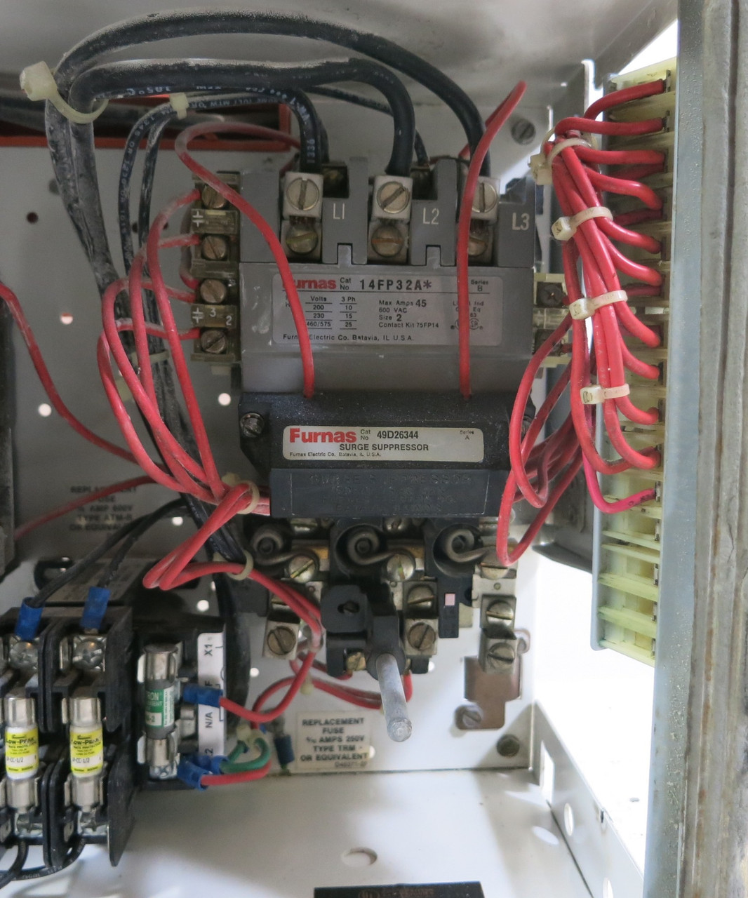 Siemens Tiastar Furnas System 89 60A Fused Size 2 Starter 12" MCC Bucket 60 Amp (BJ0305-3)