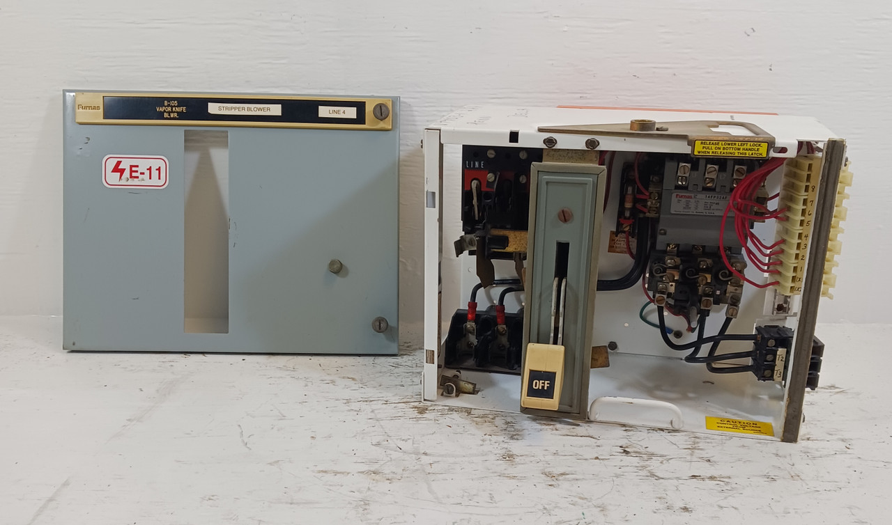 Siemens Tiastar Furnas System 89 60 Amp Fused Size 2 Starter 12" MCC Bucket 60A (BJ0307-1)