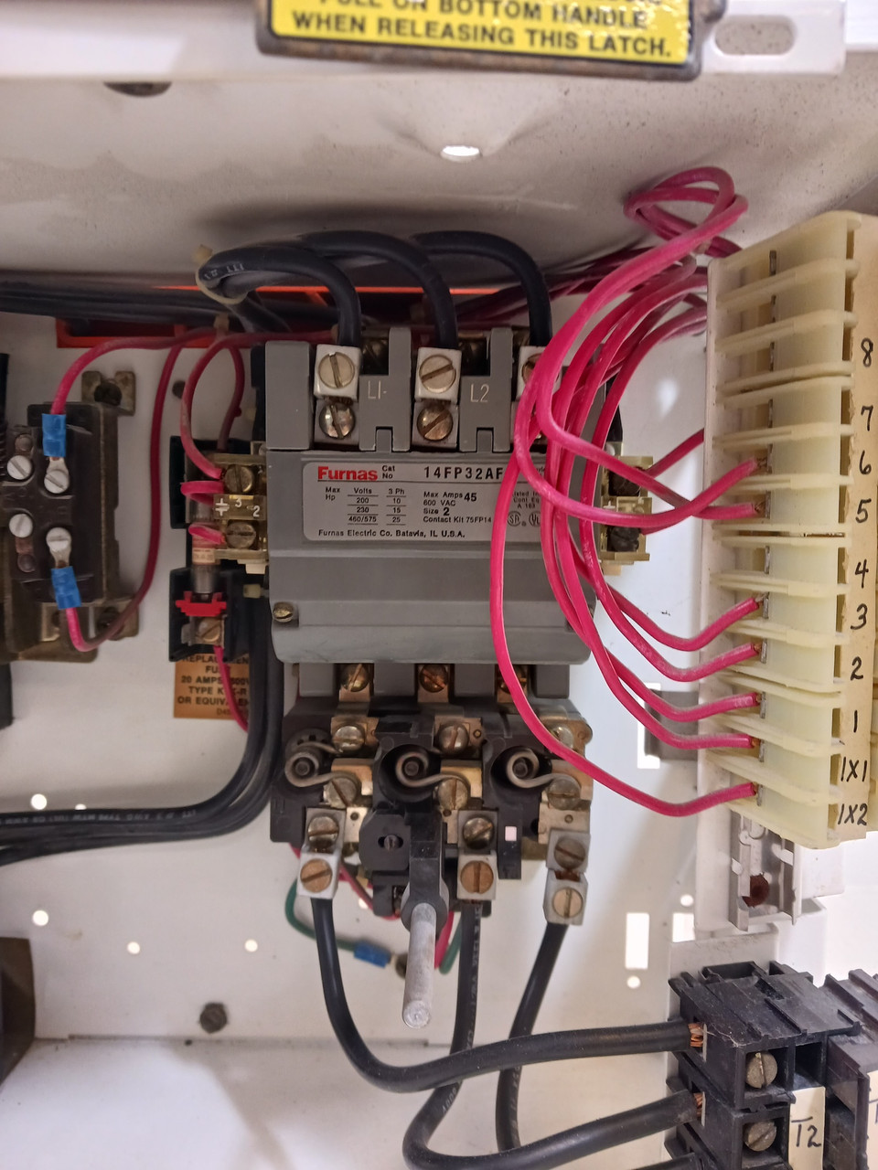 Siemens Tiastar Furnas System 89 60 Amp Fused Size 2 Starter 12" MCC Bucket 60A (BJ0307-3)