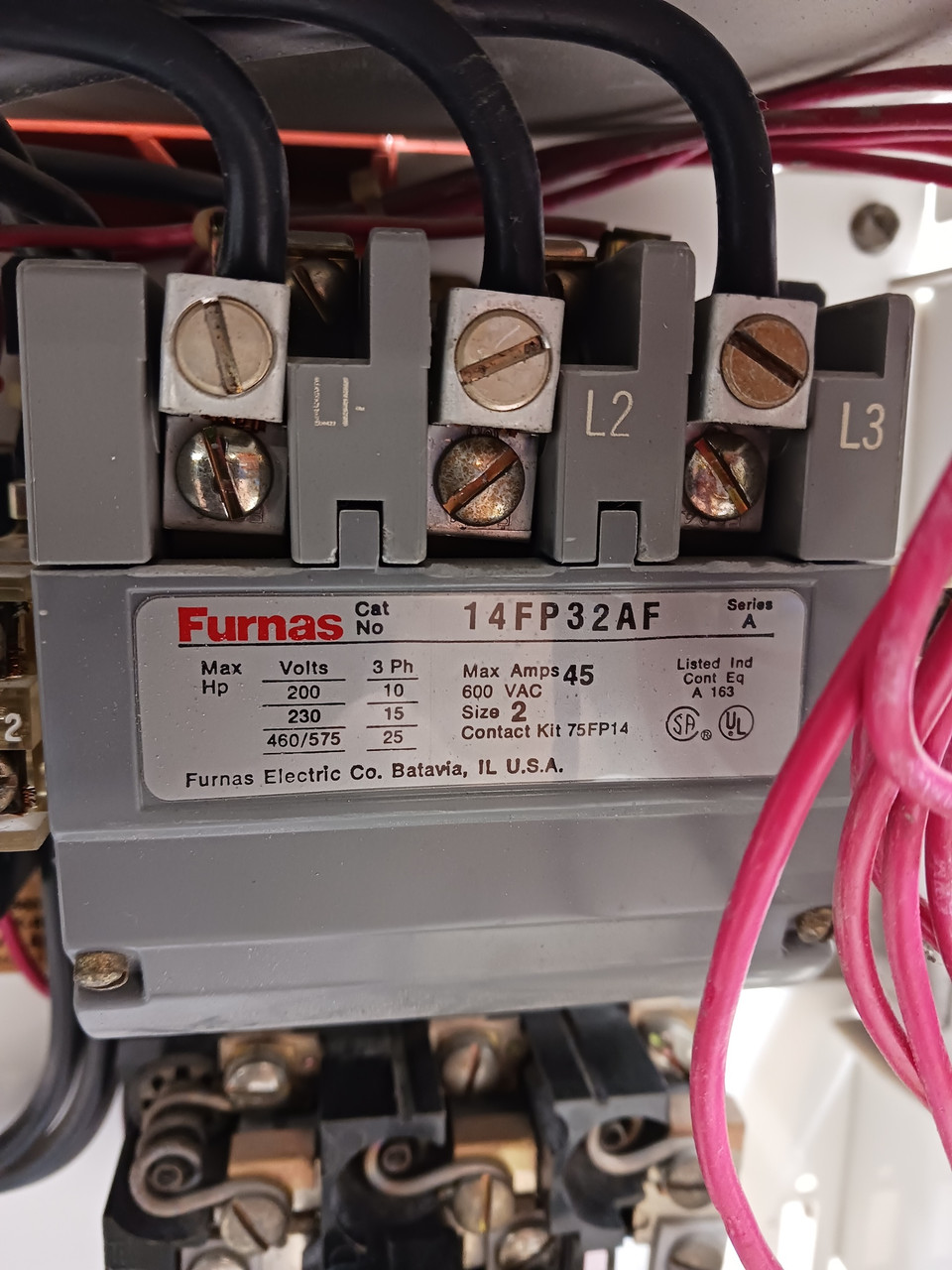 Siemens Tiastar Furnas System 89 60 Amp Fused Size 2 Starter 12" MCC Bucket 60A (BJ0307-3)