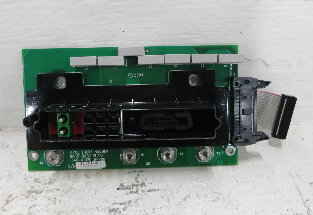 APC 640-4107G APCC Input Back Plane Thors Hammer Board In Rev 08 640-4107-G (DW5179-9)