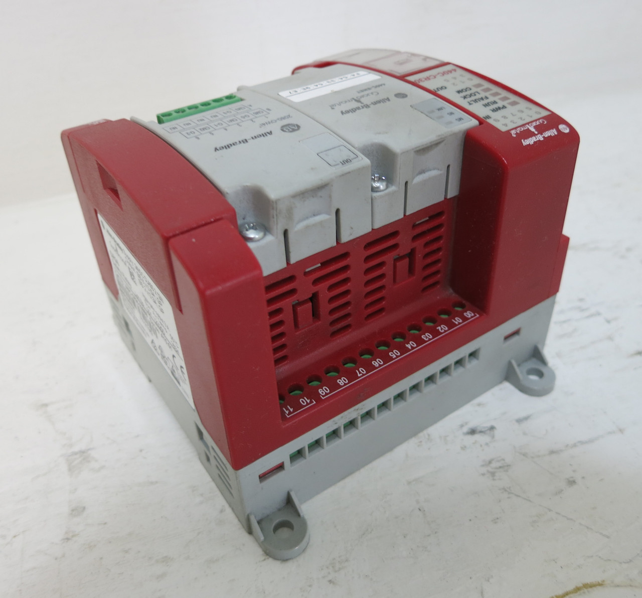 Allen Bradley Guardmaster 440C-CR30-22BBB Safety Relay w/ 440C-ENET + 2080-OW4I (DW5191-1)