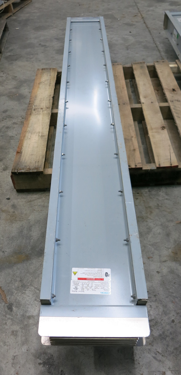 Siemens SX420A10F096 Sentron Busway 2000A 96" Feeder 600V 3PH 4W 2000 Amp Bus 8' (DW5190-1)