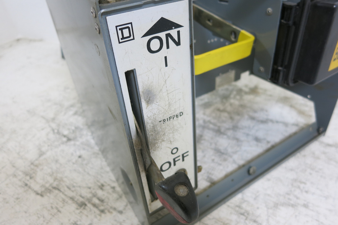 Square D Model 5 15A Breaker Feeder 12" MCC Bucket 15 Amp Mod 5 (BJ0313-97)