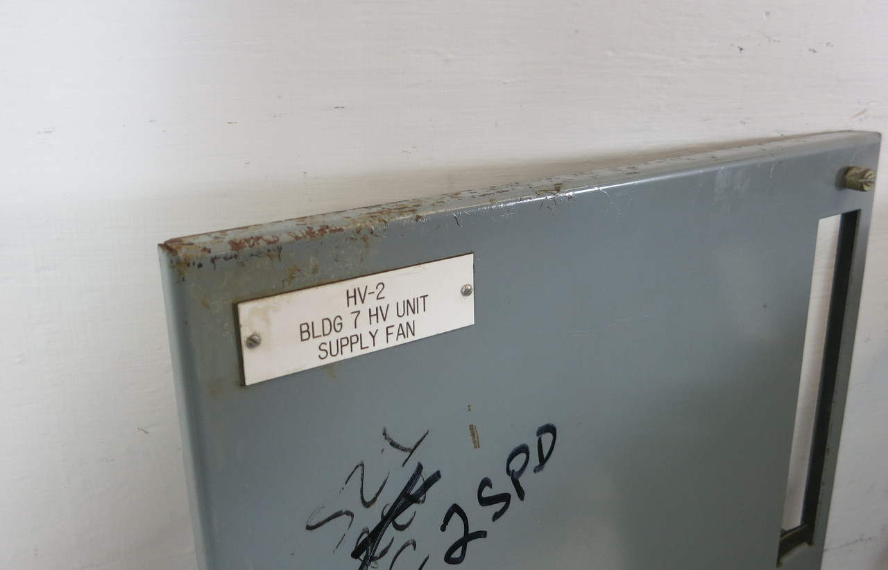 Allen Bradley 2100 30 A Fusible Size 1 Two-Speed Starter 26" MCC Bucket 2-Speed (BJ0316-8)