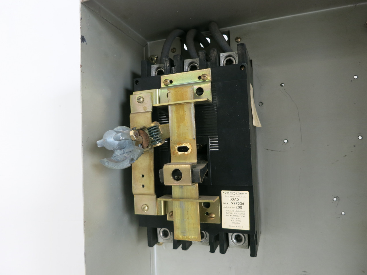 Square D Model 3 200A Breaker Feeder 30" MCC Bucket 200 Amp Class 8999 997326 (DW5207-8)