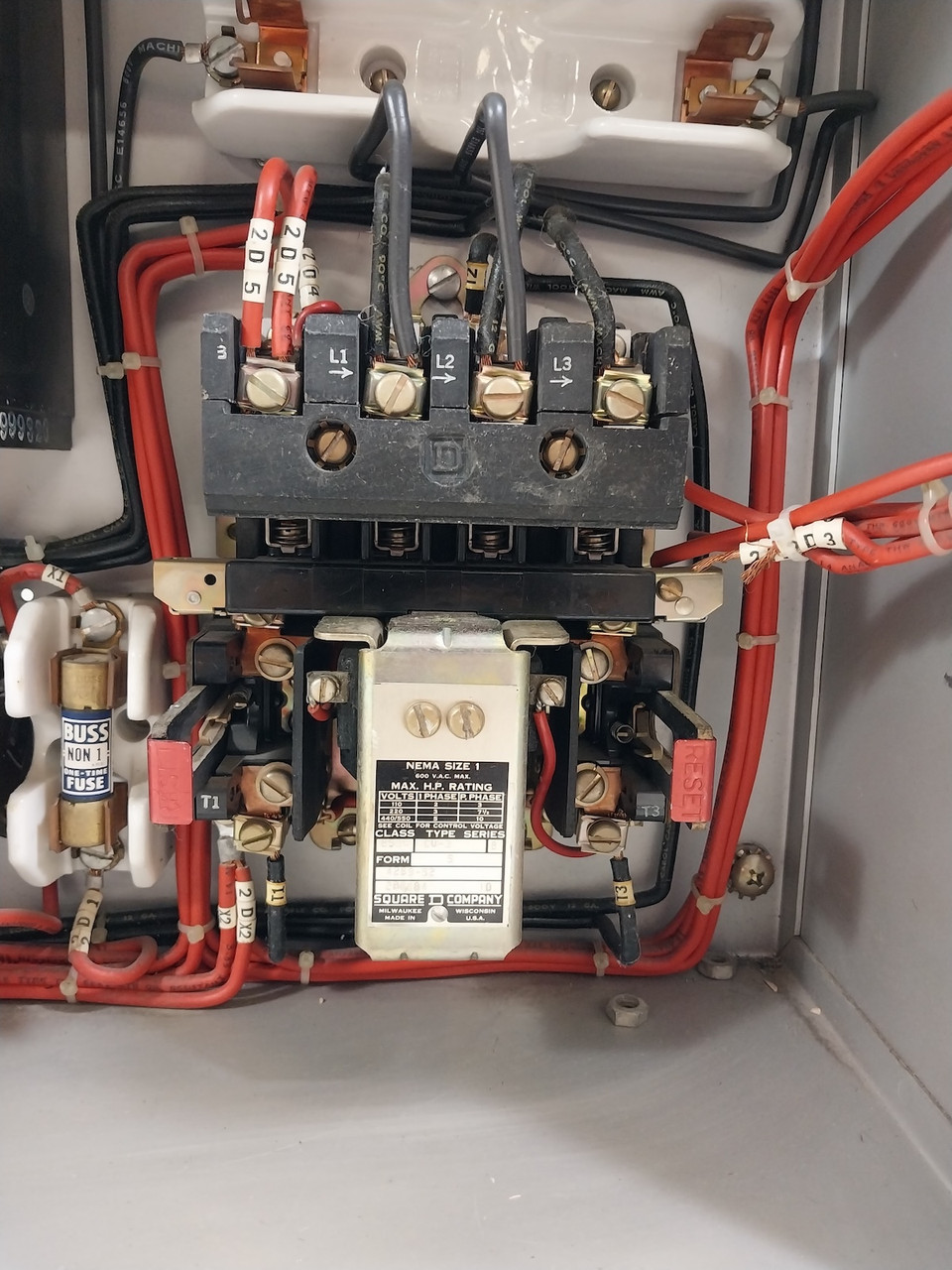 Square D Model 3 20A Breaker Size 1 Starter 15" MCC Bucket 20 Amp Class 8999 (DW5194-17)