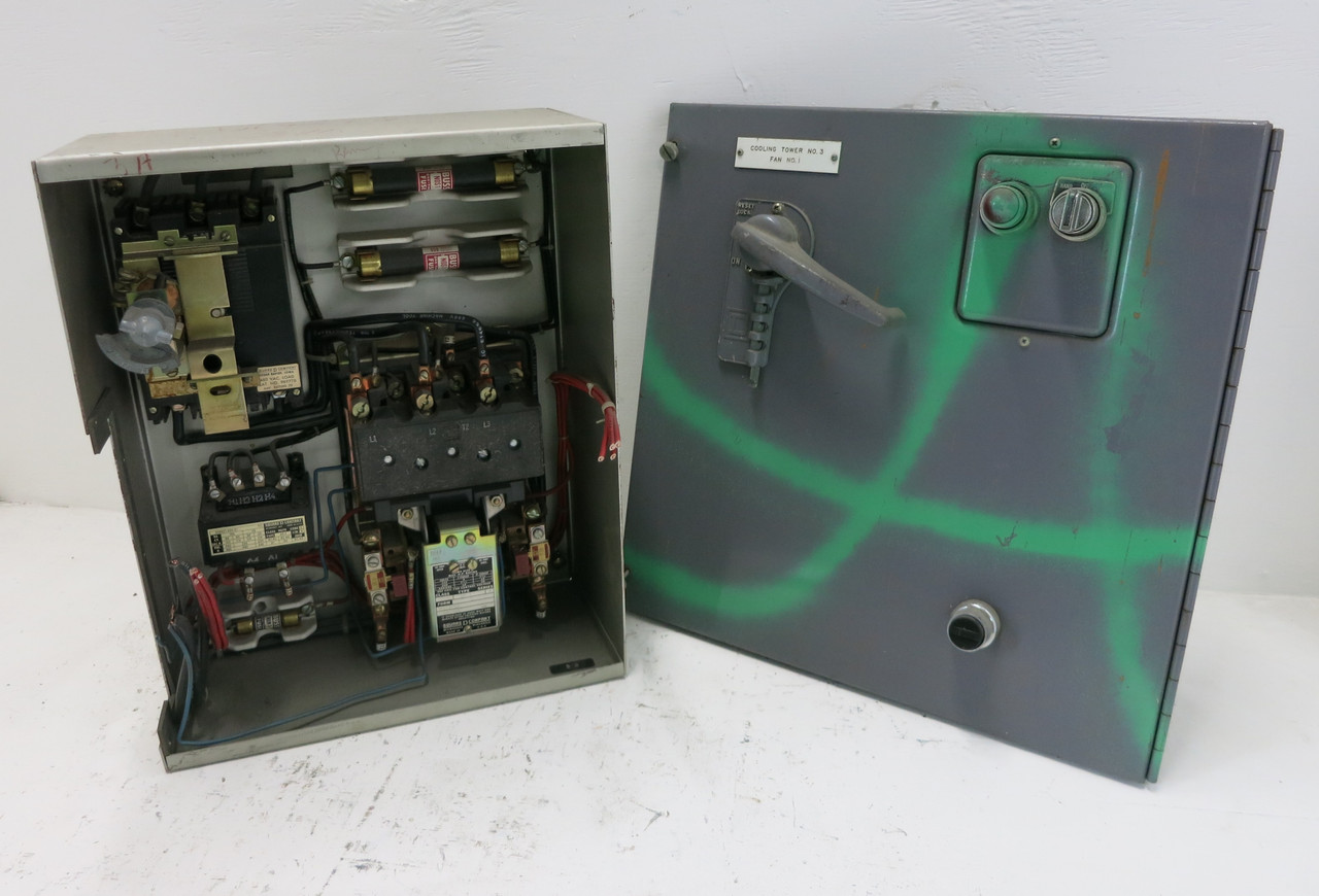 Image of Square D Model 3 70A Breaker Size 2 Starter 18" MCC Bucket 70 Amp Class 8999