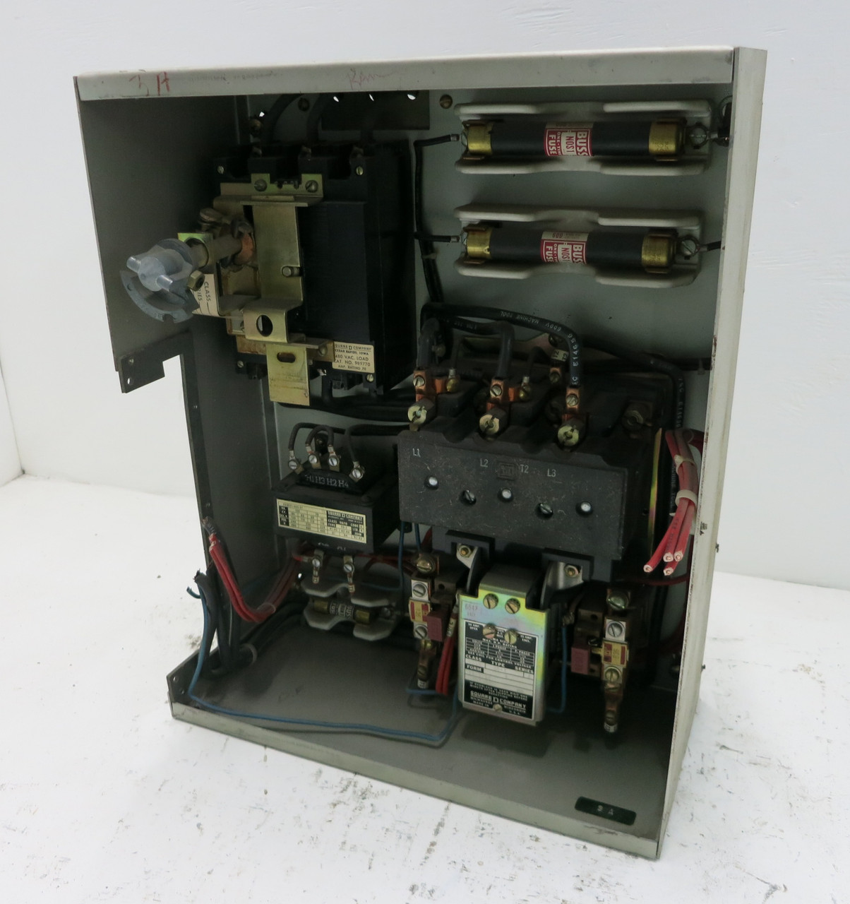 Square D Model 3 70A Breaker Size 2 Starter 18" MCC Bucket 70 Amp Class 8999 (DW5202-15)