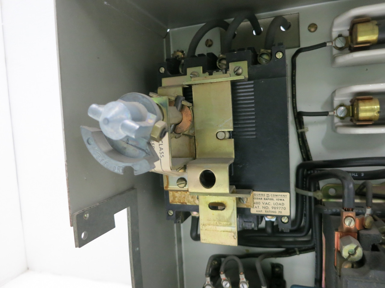 Square D Model 3 70A Breaker Size 2 Starter 18" MCC Bucket 70 Amp Class 8999 (DW5202-15)