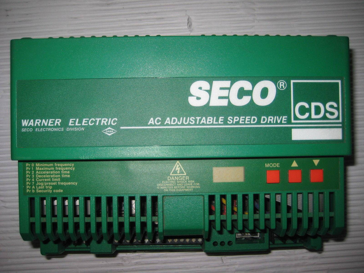 Warner Electric SECO 2 HP Adjustable Speed Drive CDS-150 2HP WE CDS150 VS Drive (EBI4900-4)