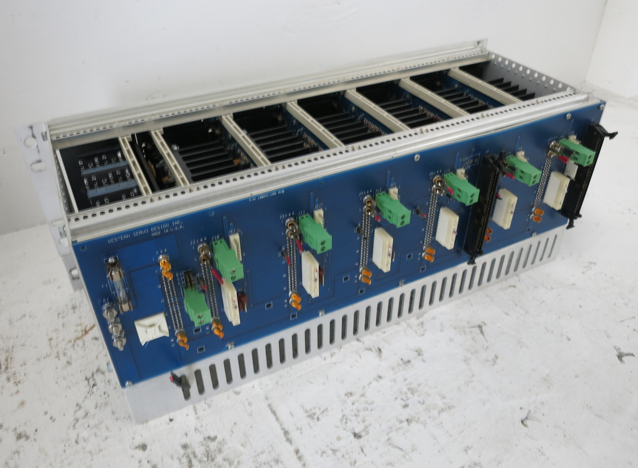 Western Servo Design PLC Rack w/ LDU-S1 PCU-S1 Modules 10094-100 (DW5222-4)