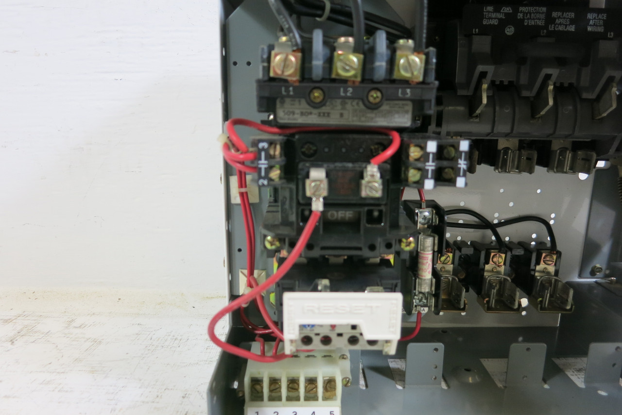 Allen Bradley 2100 Centerline 30 Amp Size 1 Starter Fused 12" MCC Bucket Sz1 30A (BJ0335-1)