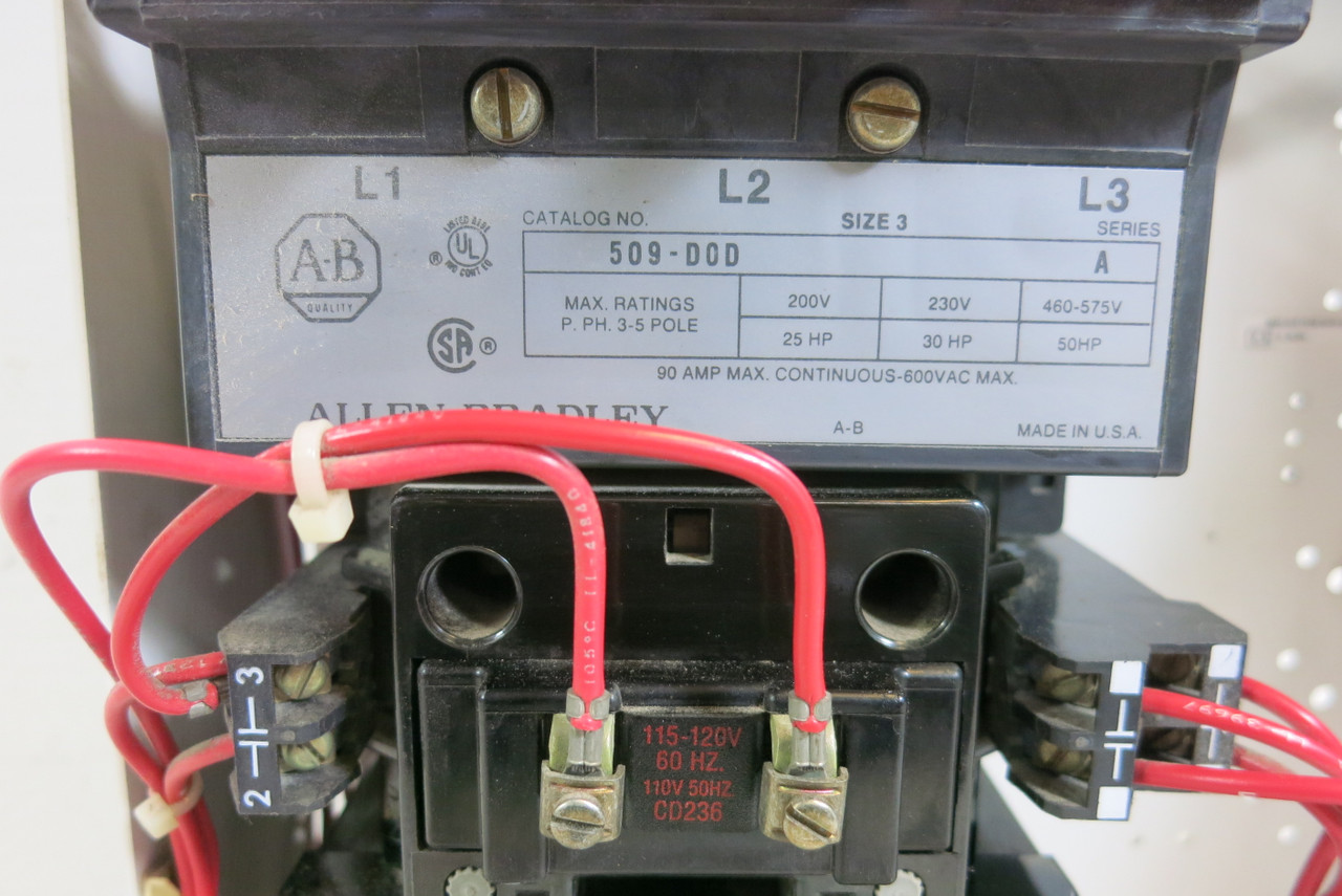 Allen Bradley 2100 Centerline Size 3 Starter Fusible 100A 33" MCC Bucket 100 Amp (BJ0347-19)