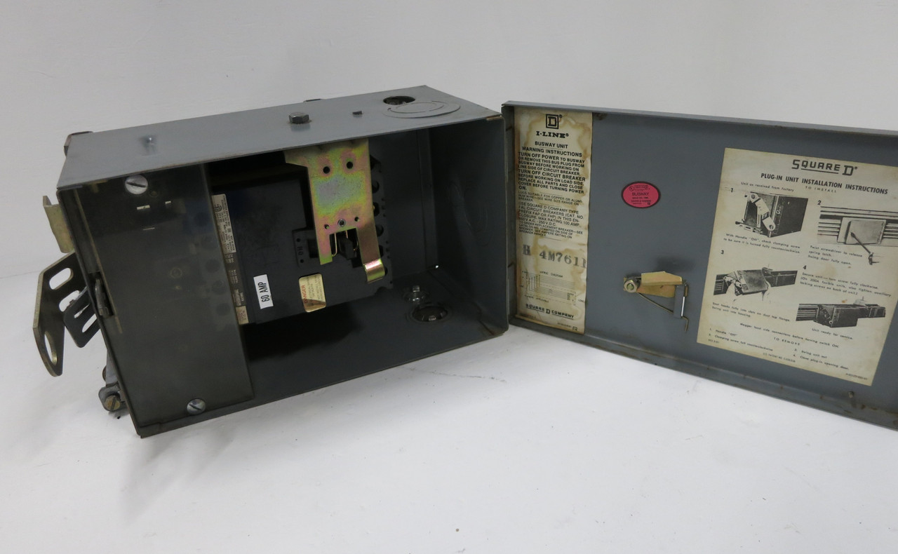 Square D PFA32060N 60A 208/120V I-Line Breaker Bus Plug Switch Ser 2 3P4W 60 Amp (DW5267-1)