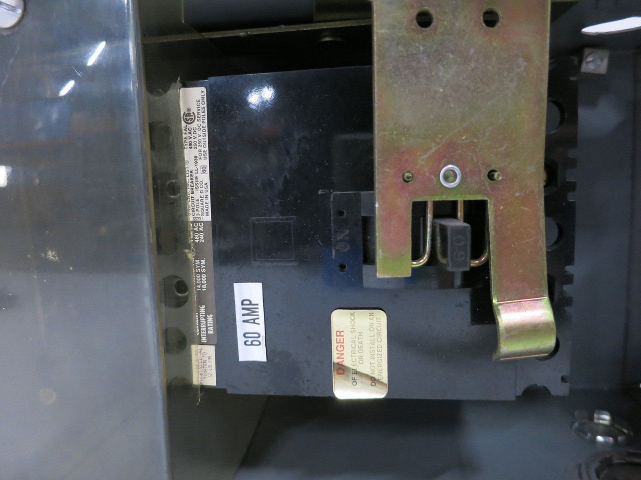 Square D PFA32060N 60A 208/120V I-Line Breaker Bus Plug Switch Ser 2 3P4W 60 Amp (DW5267-1)