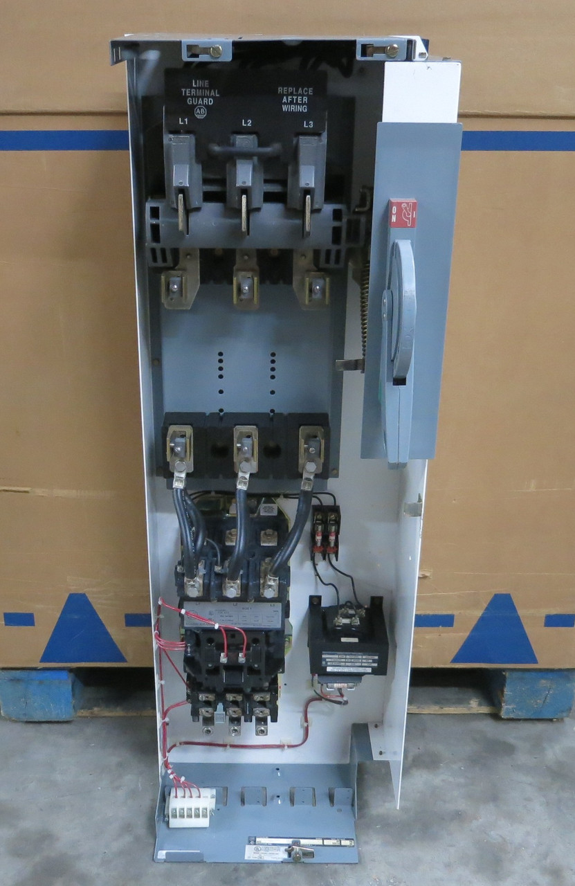 Allen Bradley 2100 Centerline Size 4 Starter 200A 46" Fusible MCC Bucket 200 Amp (BJ0354-1)