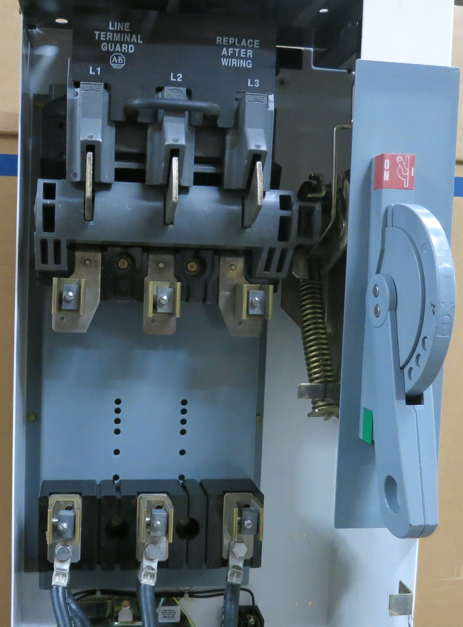 Allen Bradley 2100 Centerline Size 4 Starter 200A 46" Fusible MCC Bucket 200 Amp (BJ0354-1)