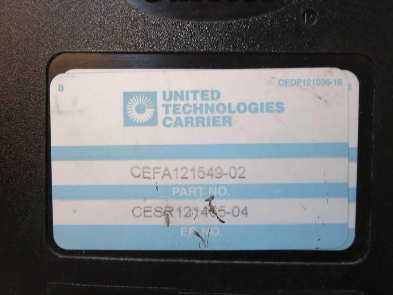 United Technologies Carrier CEFA121549-02 8088 COMM I/O CEAS421207-02-01 PLC (DW5287-1)