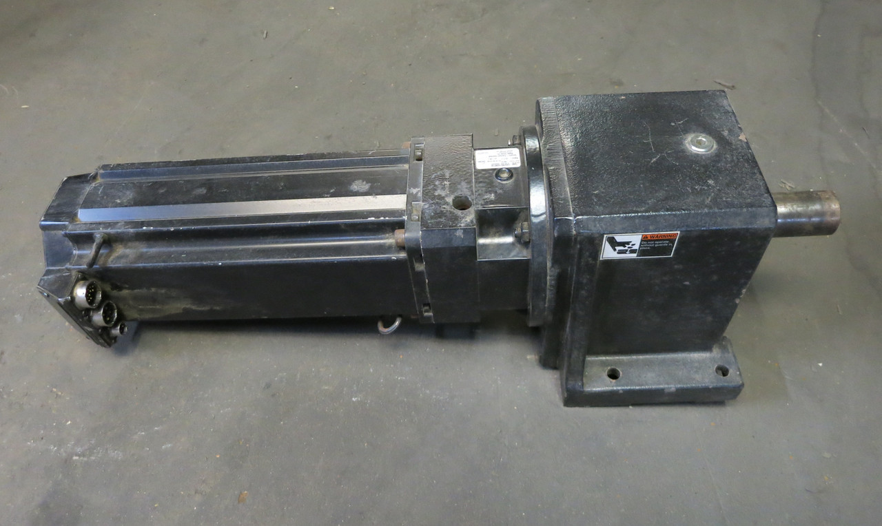 Allen Bradley MPL-B580J-MJ24AA Kinetix AC Servo Motor w/ Stober Gear Box 15.7:1 (DW5335-1)