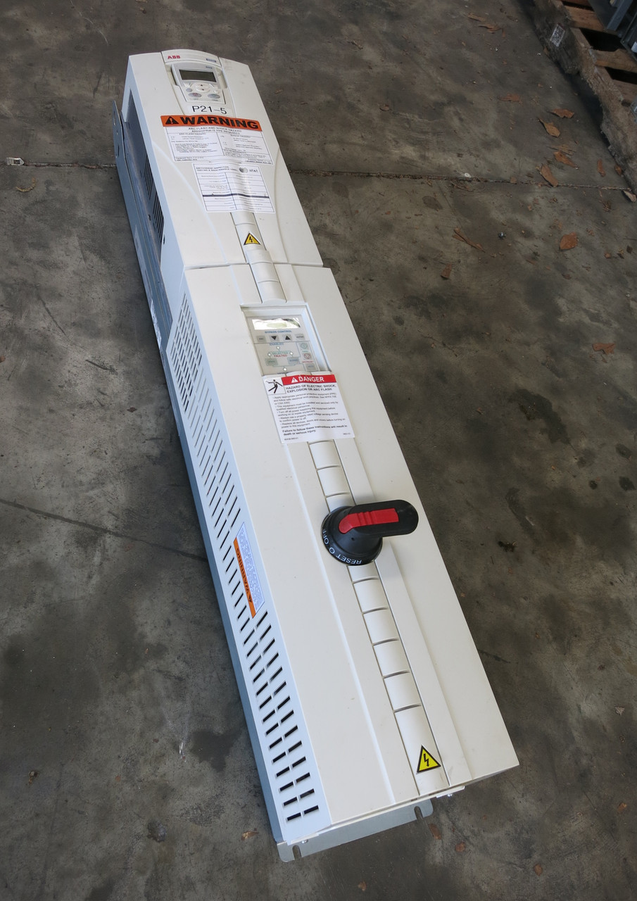 Image of ABB ACH550-VCR-031A-4 20 HP AC VS HVAC Drive 480V w/ Bypass RBCU E-Clipse ACX550