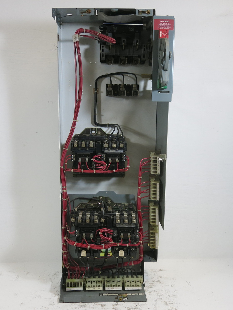 Allen Bradley 2100 Size 1 Two-Speed Reversing Starter 30 Amp Fuse 39" MCC Bucket (BJ0376-2)