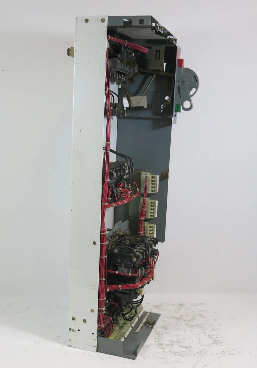 Allen Bradley 2100 Size 1 Two-Speed Reversing Starter 30 Amp Fuse 39" MCC Bucket (BJ0376-2)