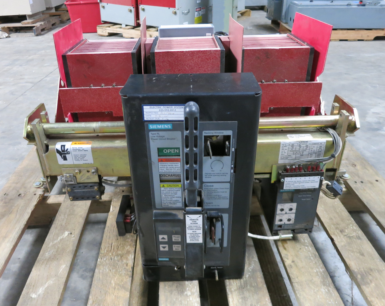 Siemens RL-4000 4000A Air Breaker LS Static Trip III RMS-TS-TZ-CPX 4000 Amp DO (DW5390-1)