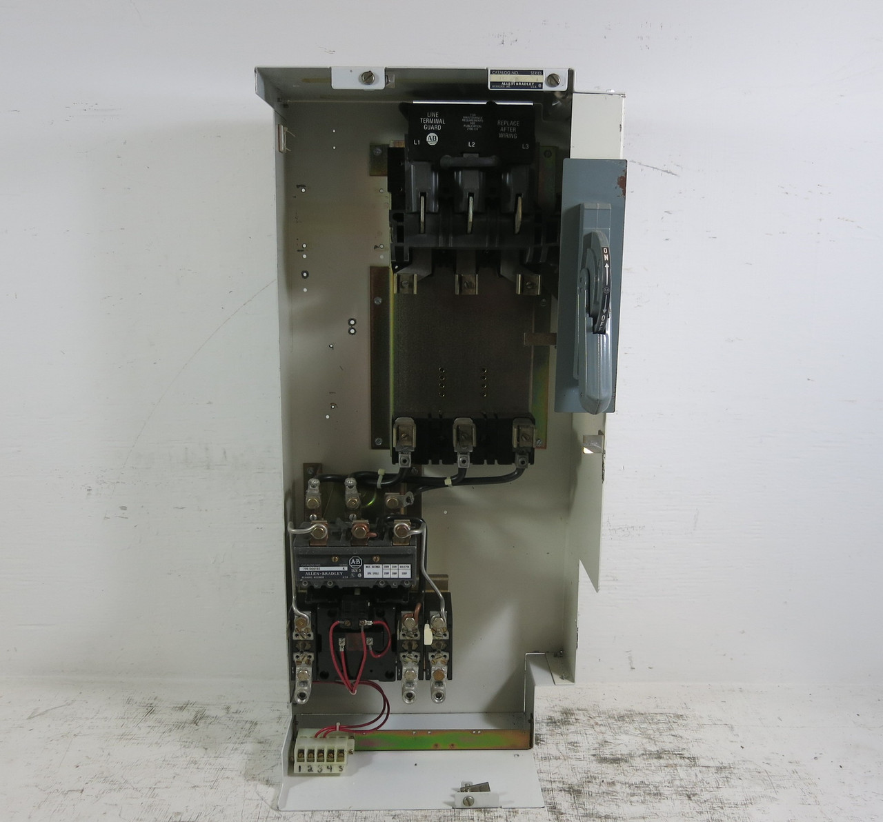 Image of Allen Bradley 2100 Centerline 100A Fusible Size 3 Starter 33" MCC Bucket 100 Amp