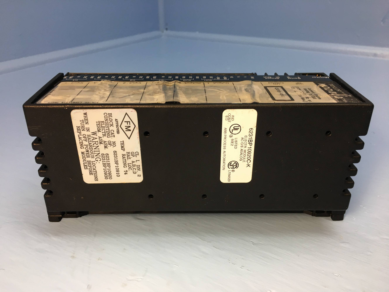 ABB Taylor MOD 300 6231BP10920C-K Current Source Analog In/Out PLC Module 115V (EBI4733-6)