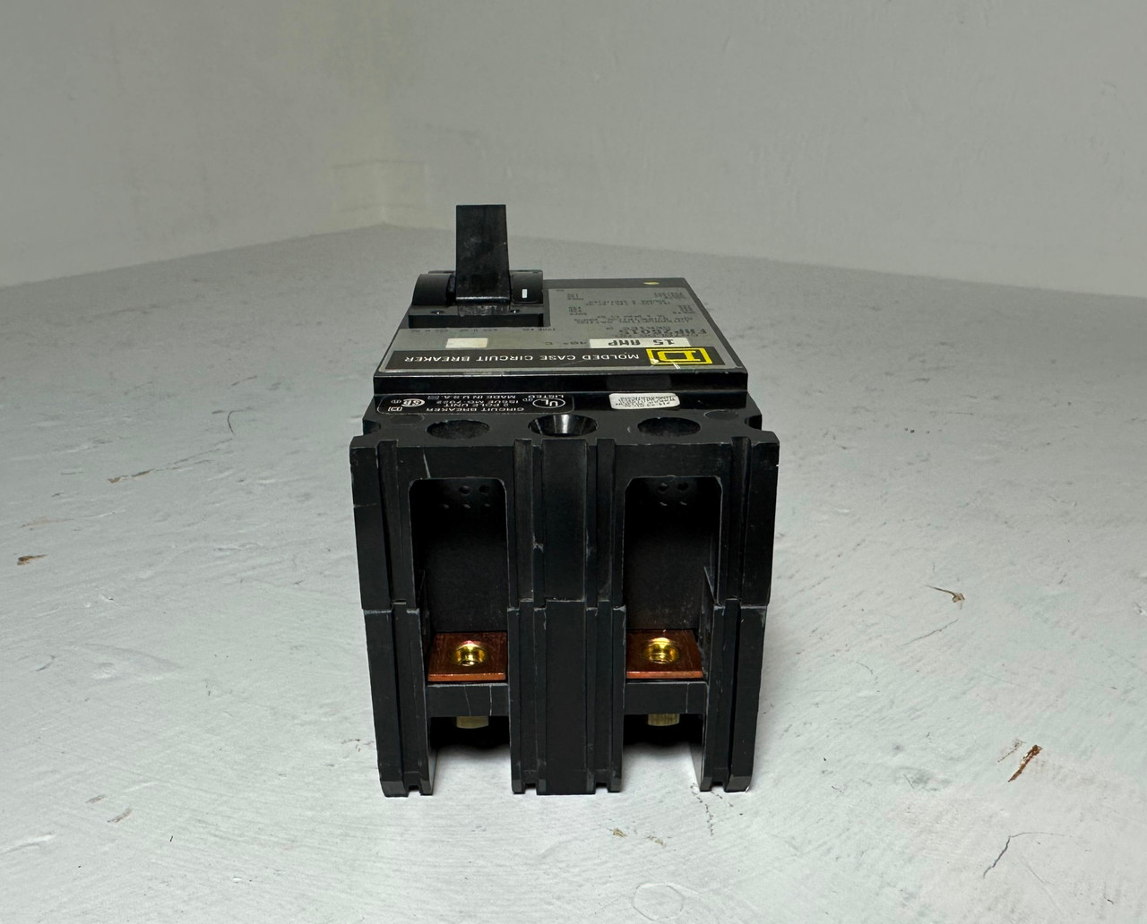 Square D FAP26015 15A Circuit Breaker 2 Pole 480/600V Type FAL 2P 15 Amp (EM4721-1)