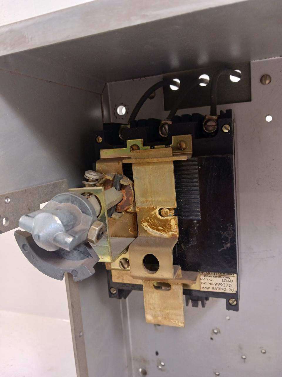 Square D Model 3 70A Breaker Feeder 15" MCC Bucket 70 Amp Class 8999 999370 (BJ0417-1)