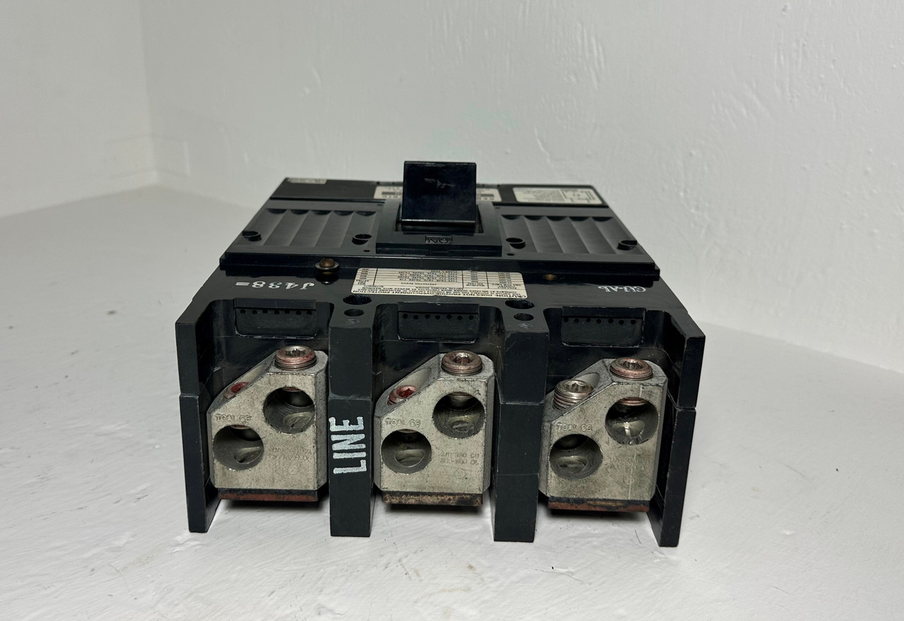 GE 600A TJK636Y600 Molded Case Switch 480/600V 3 Pole 600 Amp General Electric (EM4734-1)