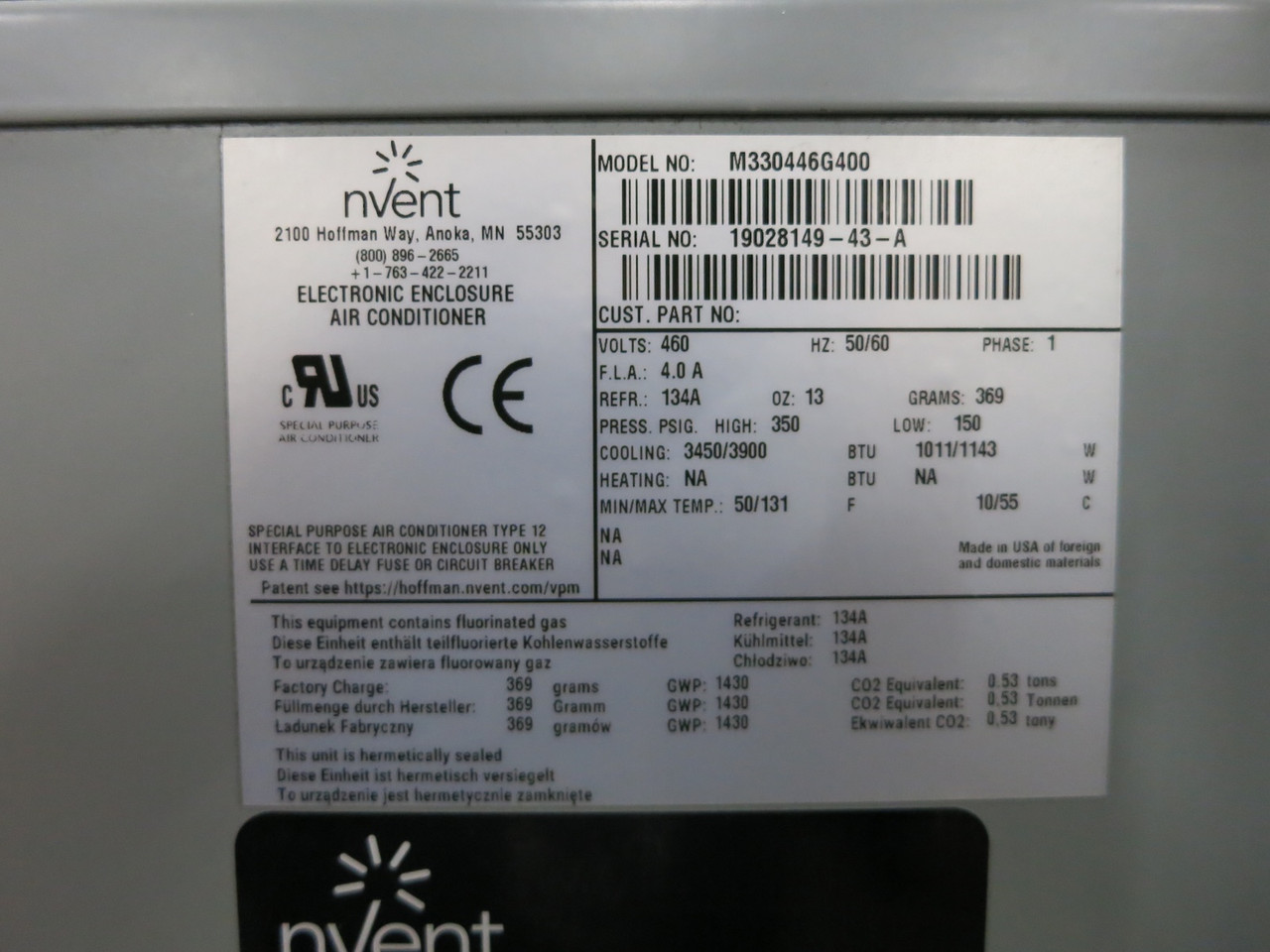 Allen Bradley 1336E-BP350-AN-EN-NCM-L6 350 HP VS Drive 1336 Impact Force 480V 12 (DW5451-1)