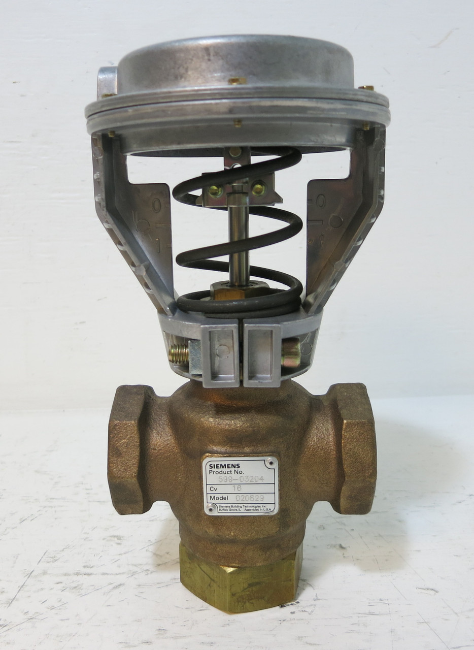 NEW Siemens 599-01082 Flowrite Valve 4" Pneumatic Actuator 5-10 PSI 599-03204 (DW5457-1)