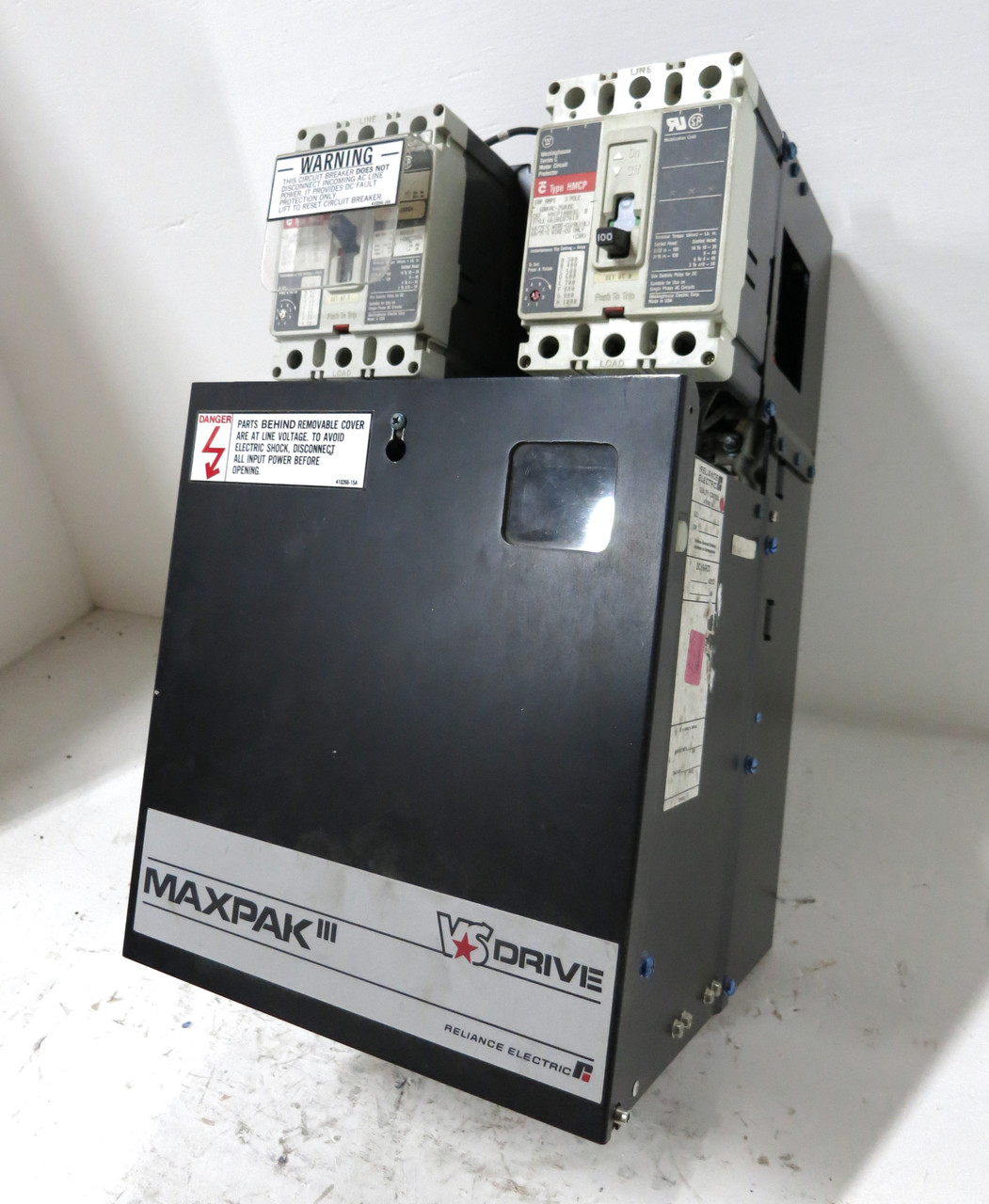 Image of Reliance Electric 15D8400 15 HP MaxPak III VS DC Drive 15HP 460V In 500V Out