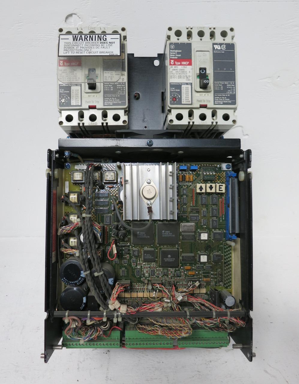 Reliance Electric 20D8400 20 HP MaxPak III VS DC Drive 20HP 460V In 500V Out (DW5465-1)