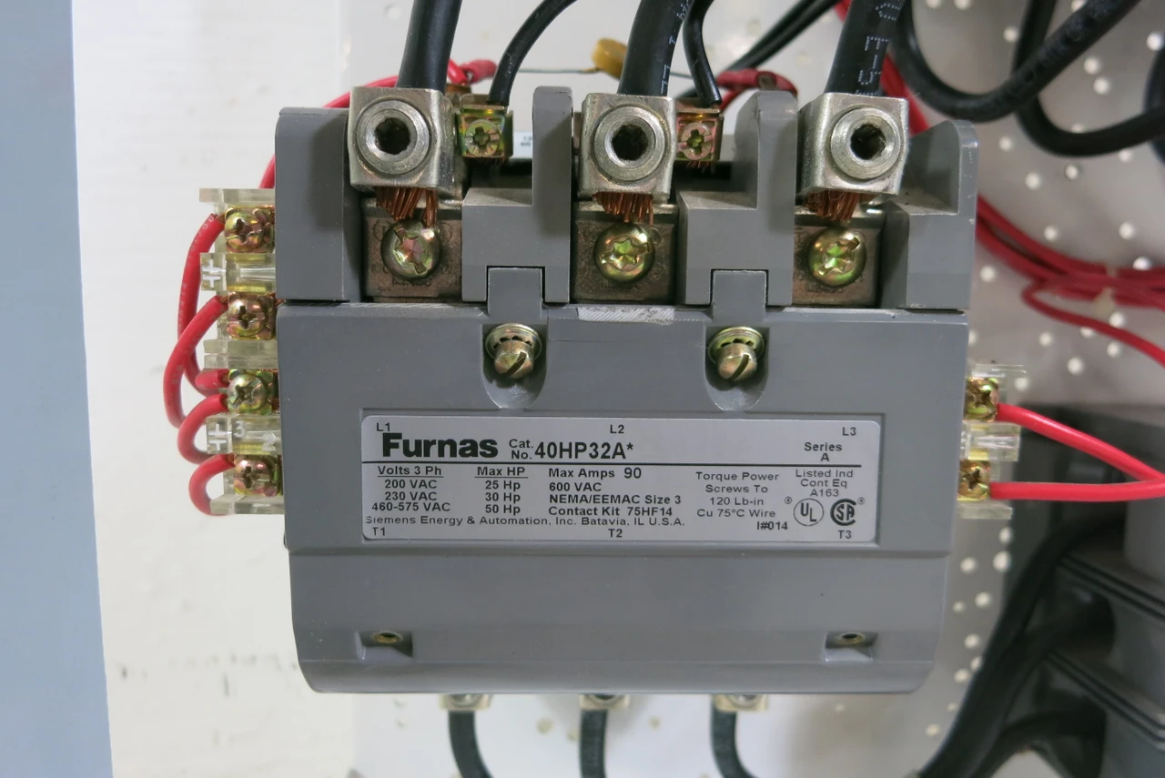 Siemens Tiastar Size 3 Starter Fused 24" MCC Bucket 100 Amp Furnas System 89 (BJ0458-1)