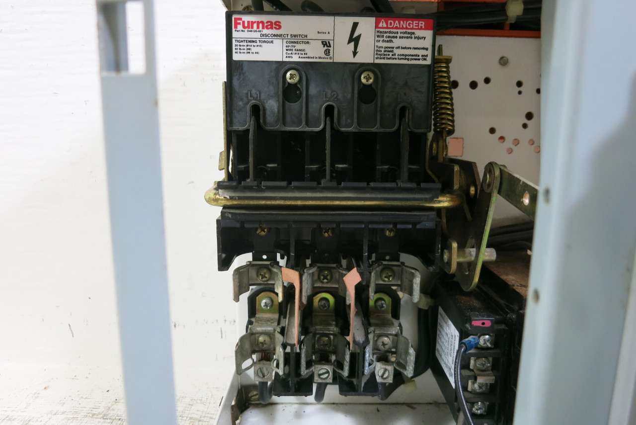 Siemens Tiastar Size 2 Starter 60A Fused 12" MCC Bucket Furnas System 89 60 Amp (BJ0460-6)