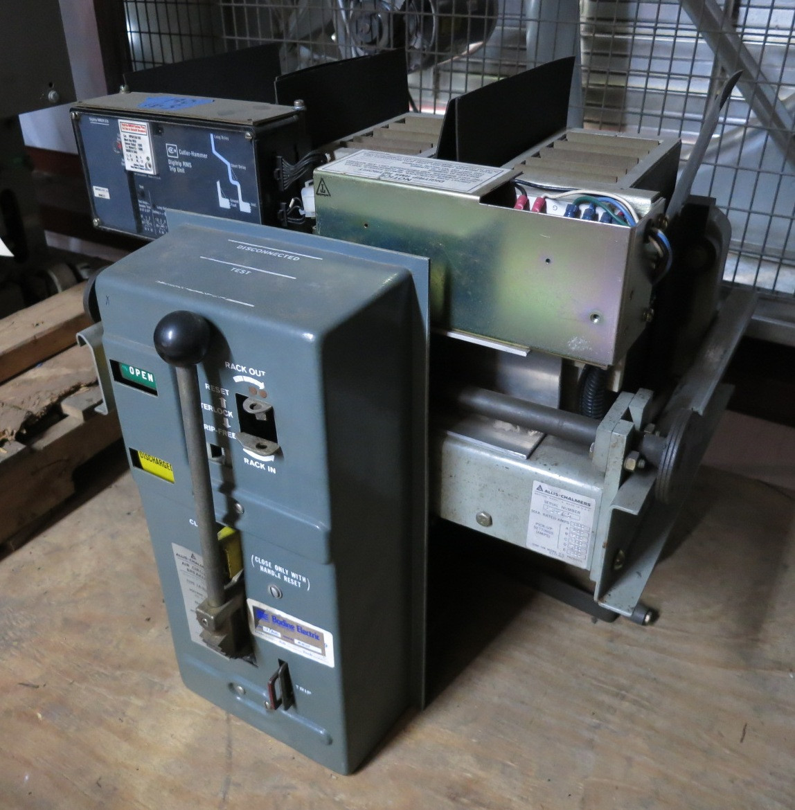 Allis-Chalmers LA-1600F 1600A Air Breaker LSIG SRH56LSIG Trip Unit LA 1600 Amp (DW5484-1)