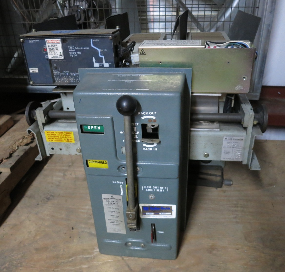 Allis-Chalmers LA-1600F 1600A Air Breaker LSIG SRH56LSIG Trip Unit LA 1600 Amp (DW5484-1)