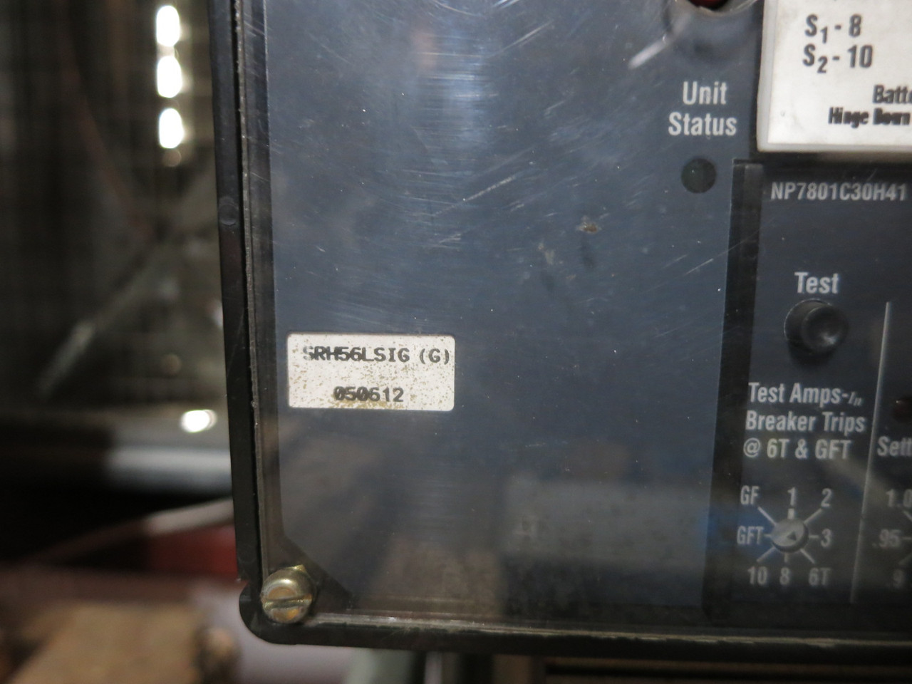 Allis-Chalmers LA-1600F 1600A Air Breaker LSIG SRH56LSIG Trip Unit LA 1600 Amp (DW5484-1)