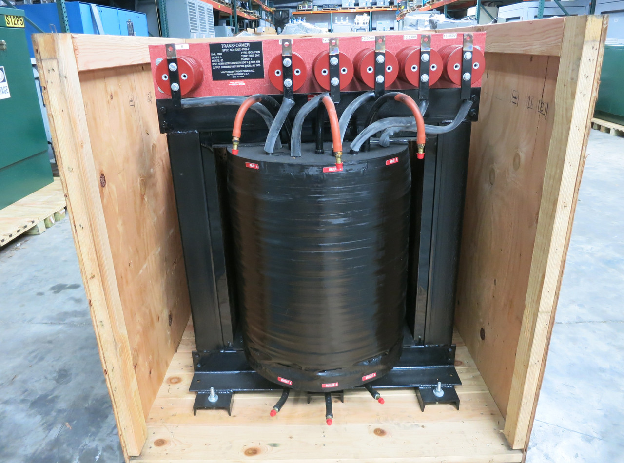 NEW Hunterdon 1000 kVA 13200 to 1000 V 1PH Isolation Transformer Water Cooled (DW5486-1)